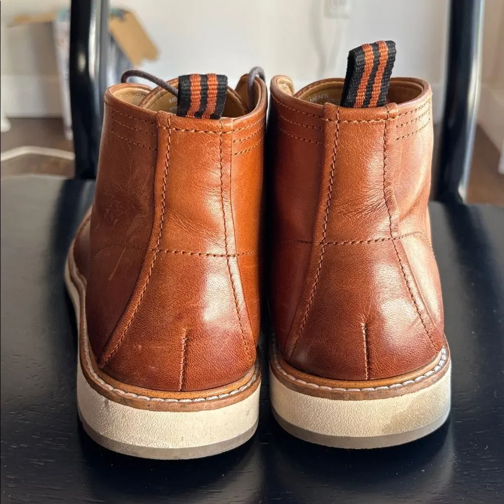 COLE HAAN Morris Leather Chukka Men's Brown Leather lace up Chukka Boots size 9